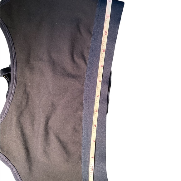 Tory Sport 2 Tone Blue Sports Bra with Adjustable Crossed Spaghetti Straps Small - Picture 6 of 9